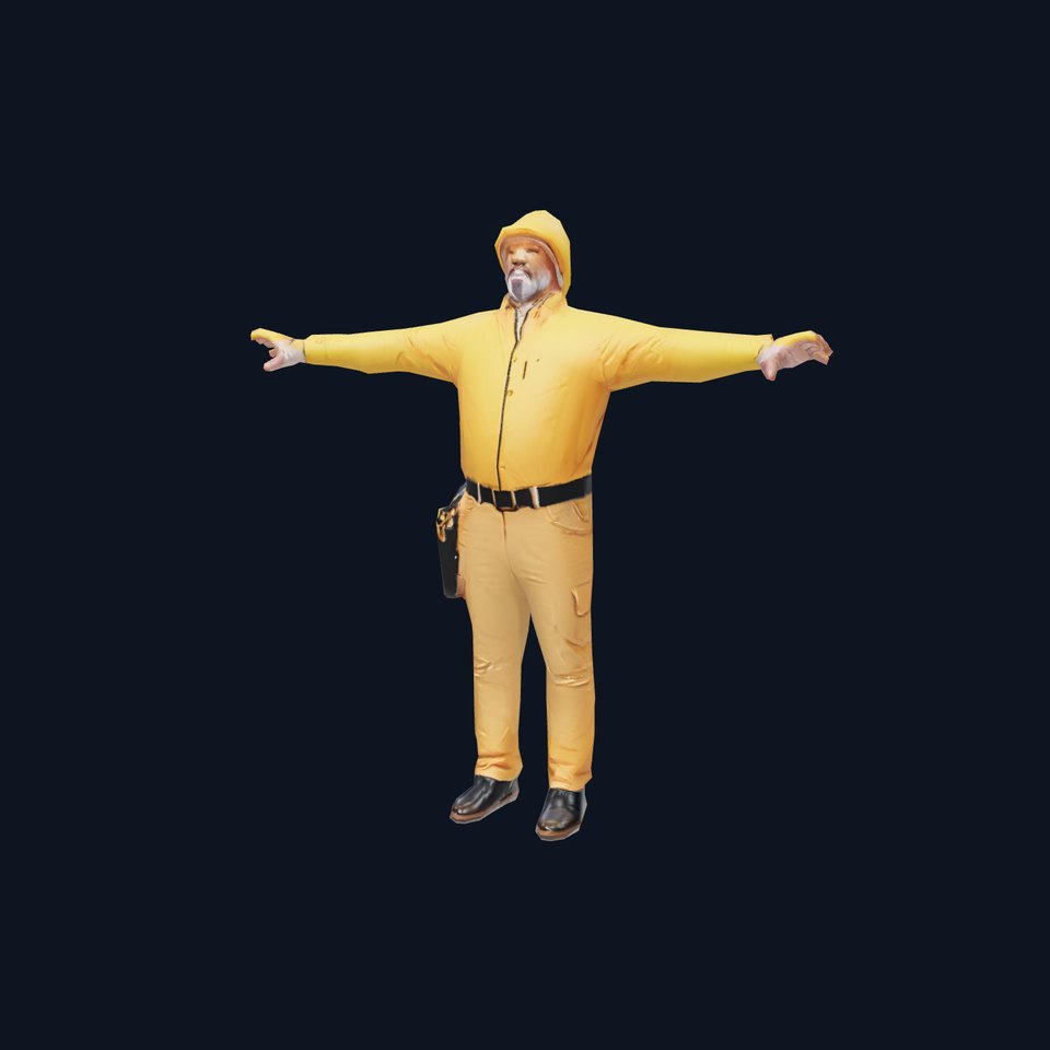 Yellow Construction Worker model pack
